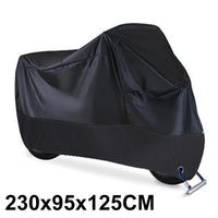 Housse moto universelle imperméable, polyester 190T, anti-poussière et anti-UV, taille XL