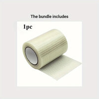 Bande adhésive de réparation translucide pour auvent, tente et bâche, 8 cm x 20 m