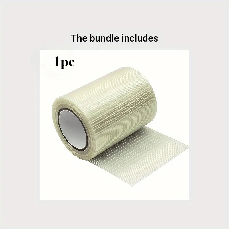 Bande adhésive de réparation translucide pour auvent, tente et bâche, 8 cm x 20 m