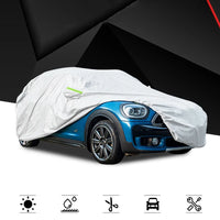 Housse voiture pour Mini Cooper R55 R56 R60 F55 F56 F60, argent, Oxford, anti-UV et neige