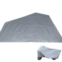 Housse moto imperméable en PEVA gris argenté, 120 x 210 cm, pour moto, scooter et vélo