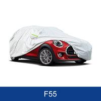 Housse voiture pour Mini Cooper R55 R56 R60 F55 F56 F60, argent, Oxford, anti-UV et neige
