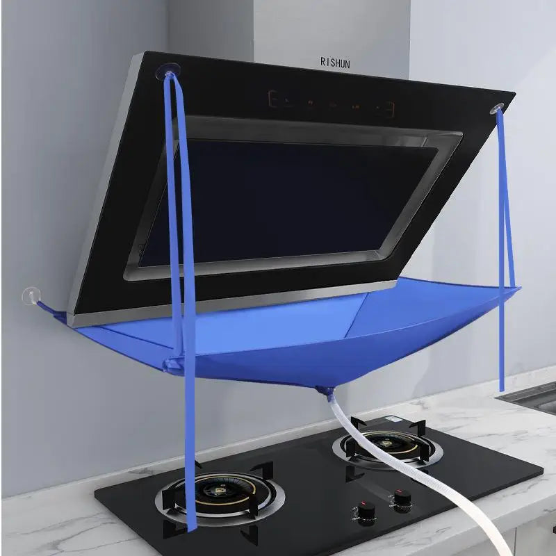 Bâche de nettoyage pour climatiseur mural avec raccord de vidange, bleue 93,5 x 45 cm