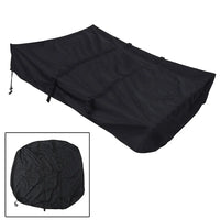 Housse pour tente de toit en Oxford 420D noir, étanche, 143 x 120 x 28 cm