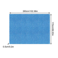 Bâche à bulles piscine rectangulaire, 3 tailles de 220 x 150 à 300 x 200 cm