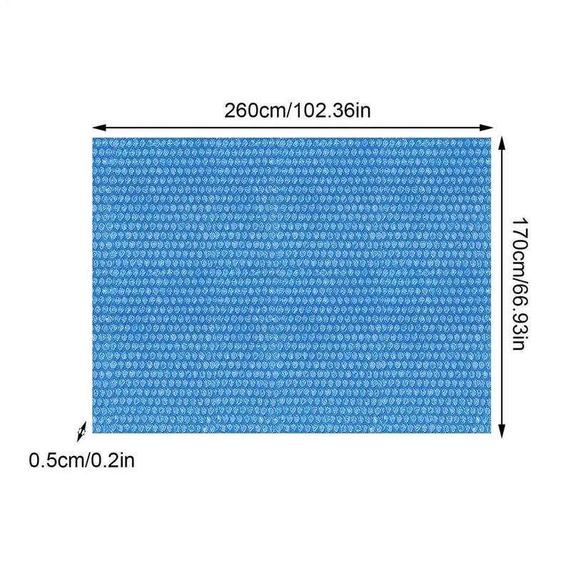 Bâche à bulles piscine rectangulaire, 3 tailles de 220 x 150 à 300 x 200 cm