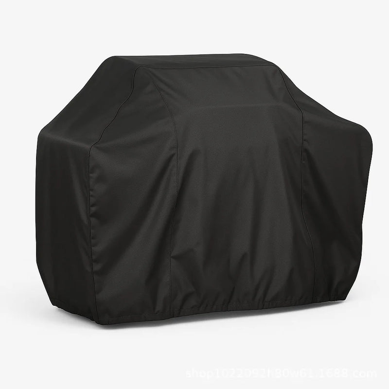Housse barbecue gaz noire imperméable anti-UV, Oxford polyester, 7 tailles