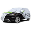 Housse voiture pour Land Rover Range Rover Evoque 2011-2025, argentée, imperméable, anti-UV, porte zippée