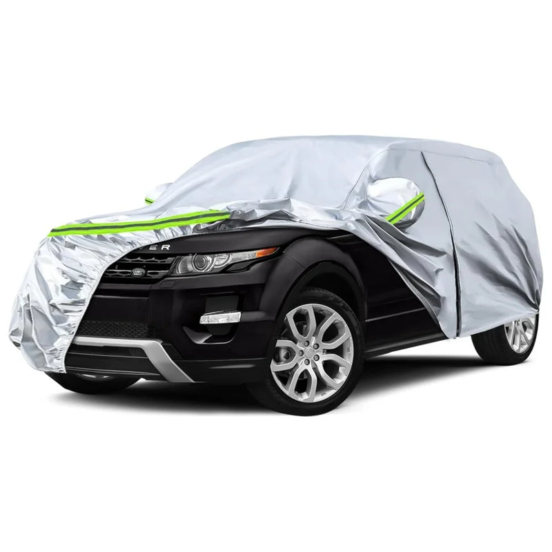 Housse voiture pour Land Rover Range Rover Evoque 2011-2025, argentée, imperméable, anti-UV, porte zippée