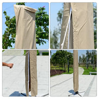 Housse parasol droit ou déporté Oxford 210D imperméable avec tige, 4 coloris, 170 à 280 cm