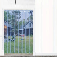 Bande de rideau PVC souple transparente 18 cm, longueurs 1,95 m, 2 m ou 2,10 m