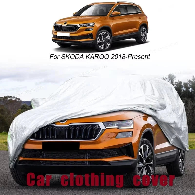 Housse voiture pour Skoda Scala (depuis 2018), compacte à hayon, tissu Oxford anti-UV