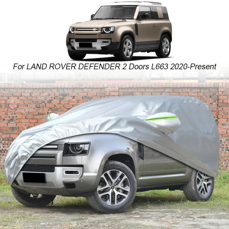 Housse voiture pour Range Rover Evoque L538 et L551, Oxford argenté imperméable, depuis 2014