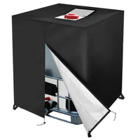 Housse de cuve IBC 1000 L imperméable, Oxford 210D, 120x100x116 cm, avec ou sans fermeture éclair