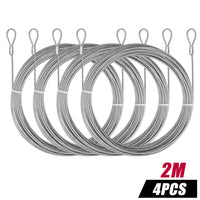 Kit de fixation pour voile d'ombrage en acier inoxydable, 7 compositions de 4 à 72 pièces