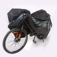 Housse de vélo et moto étanche, pluie et soleil, grise ou noire, 200x100 cm