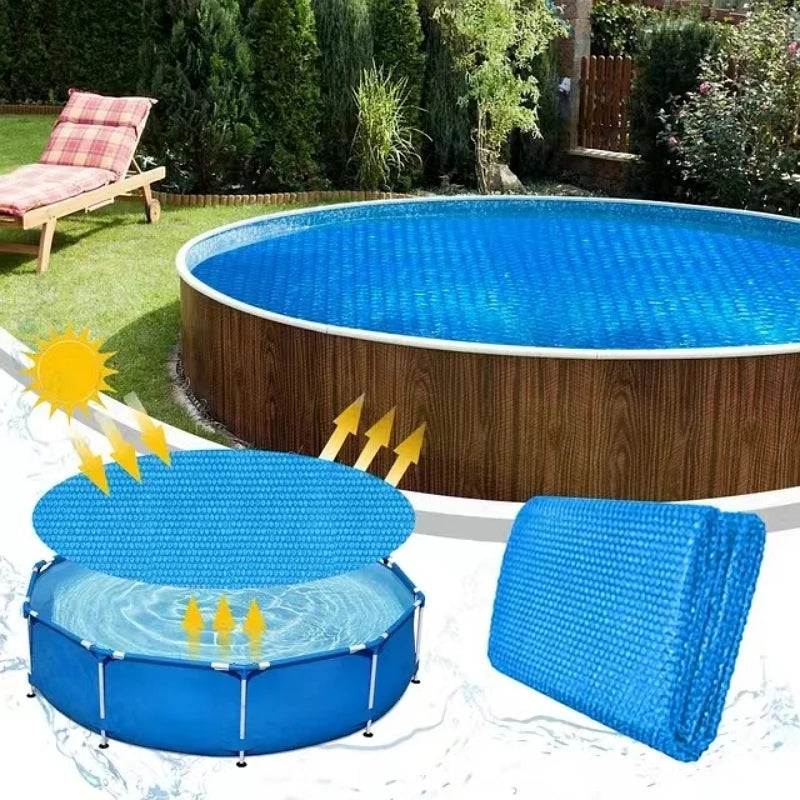 Bâche à bulles solaire piscine hors sol, rectangulaire 3x2 m ou ronde 2,4 et 3 m
