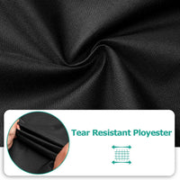 Housse de plancha sur chariot imperméable anti-UV noire, 114 x 61 x 63,5 cm