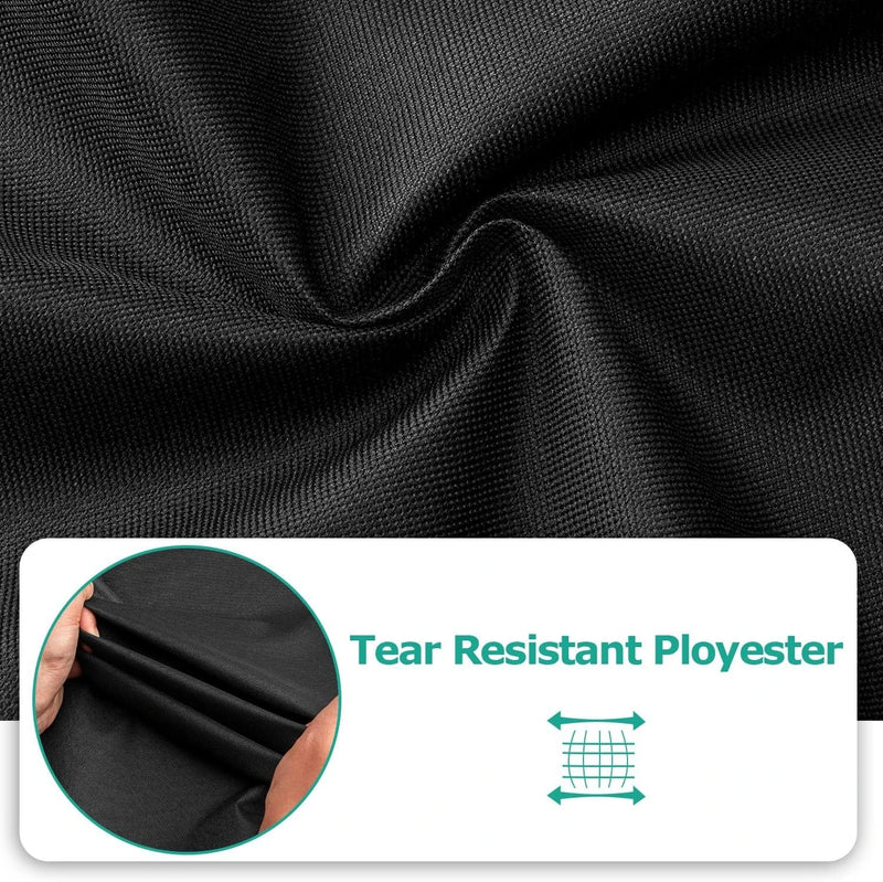 Housse de plancha sur chariot imperméable anti-UV noire, 114 x 61 x 63,5 cm