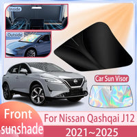 Pare-soleil de voiture pour Nissan Qashqai J12 (2021-2025), pare-brise avant réfléchissant pliable