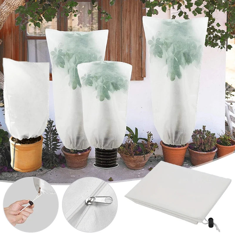Housse d'hivernage pour plantes à cordon, avec ou sans zip, de 60x80 à 250x350 cm