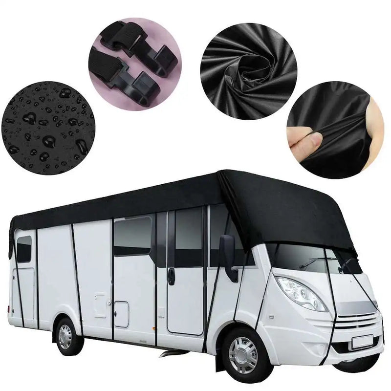 Housse de toit camping-car 210D imperméable, anti-UV et anti-neige, 4 longueurs de 5 à 8,5 m