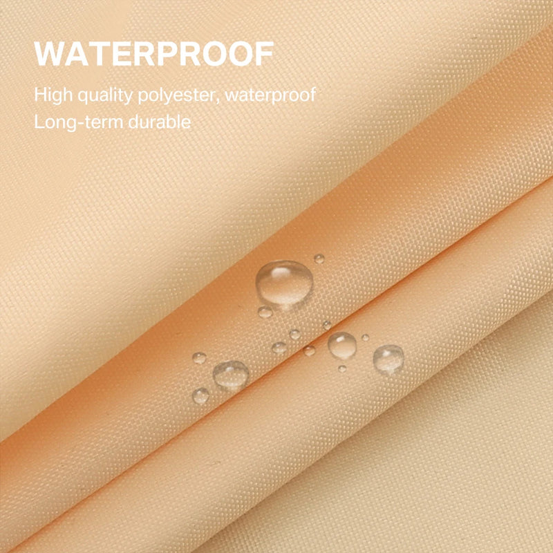 Voile d'ombrage imperméable anti-UV en polyester 160 g/m², triangle, carré ou rectangle