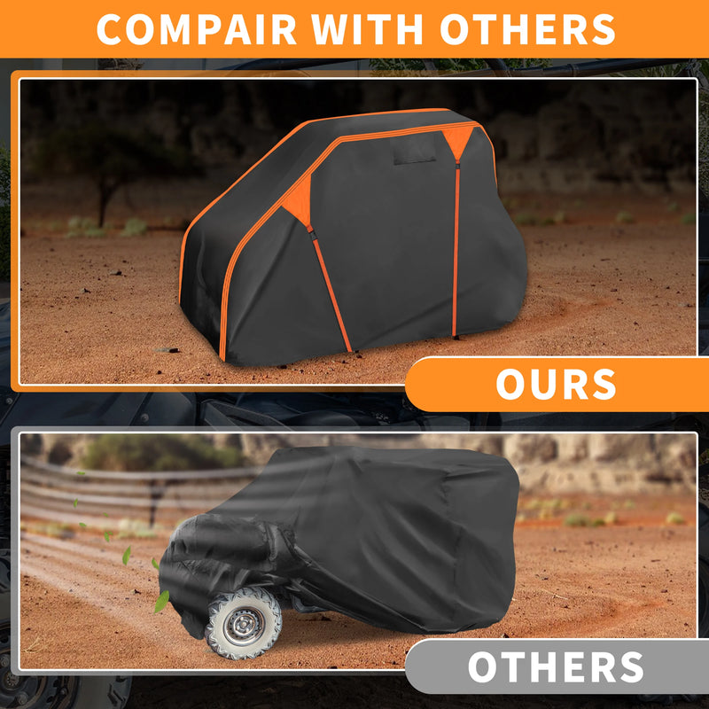 Housse UTV pour Polaris General 1000 2016-2025, Oxford 210D-PU imperméable, 304 x 160 x 187 cm
