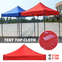 Toile de remplacement pour tonnelle pliante, rouge ou bleu, 2x2 à 3x4,5 m, structure non incluse