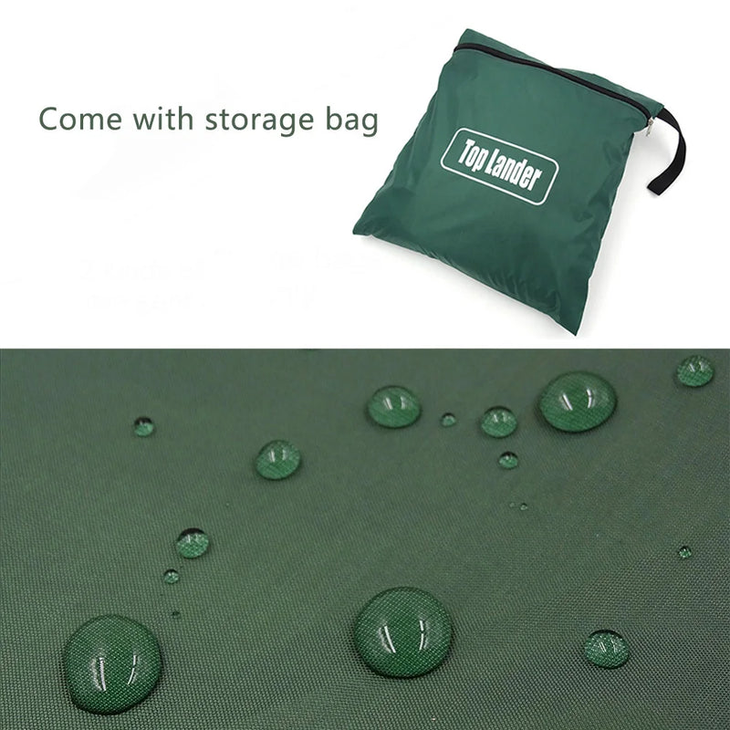 Bâche de camping imperméable ultralégère en polyester 190T, abri solaire et anti-UV