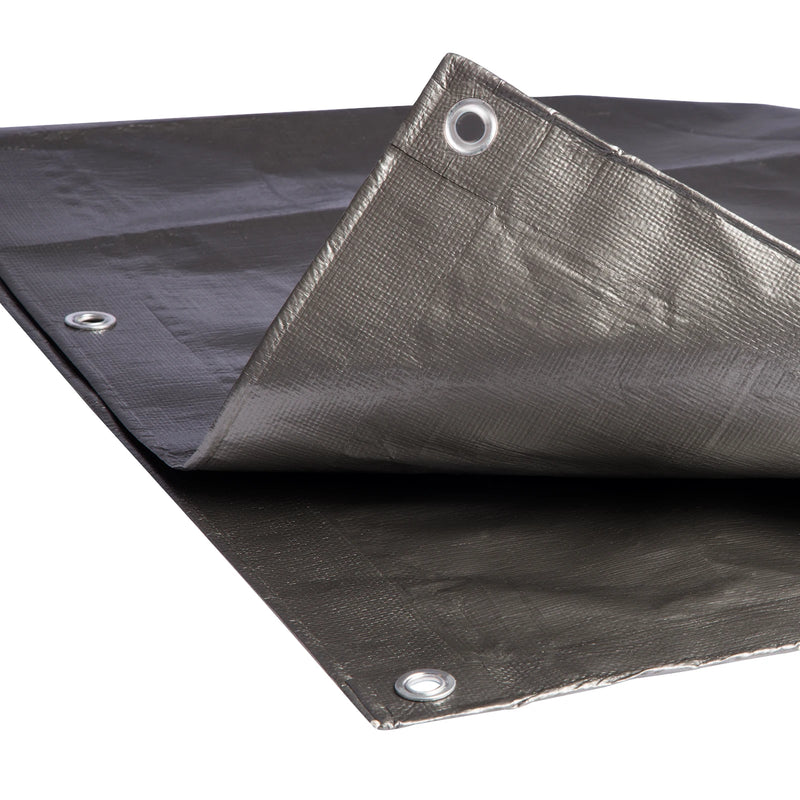 Bâche imperméable à œillets en polyéthylène 280 g/m², de 2x3 à 4x8 m, 3 coloris