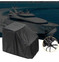 Housse de console centrale de bateau en polyester noir, imperméable et anti-UV, 4 dimensions