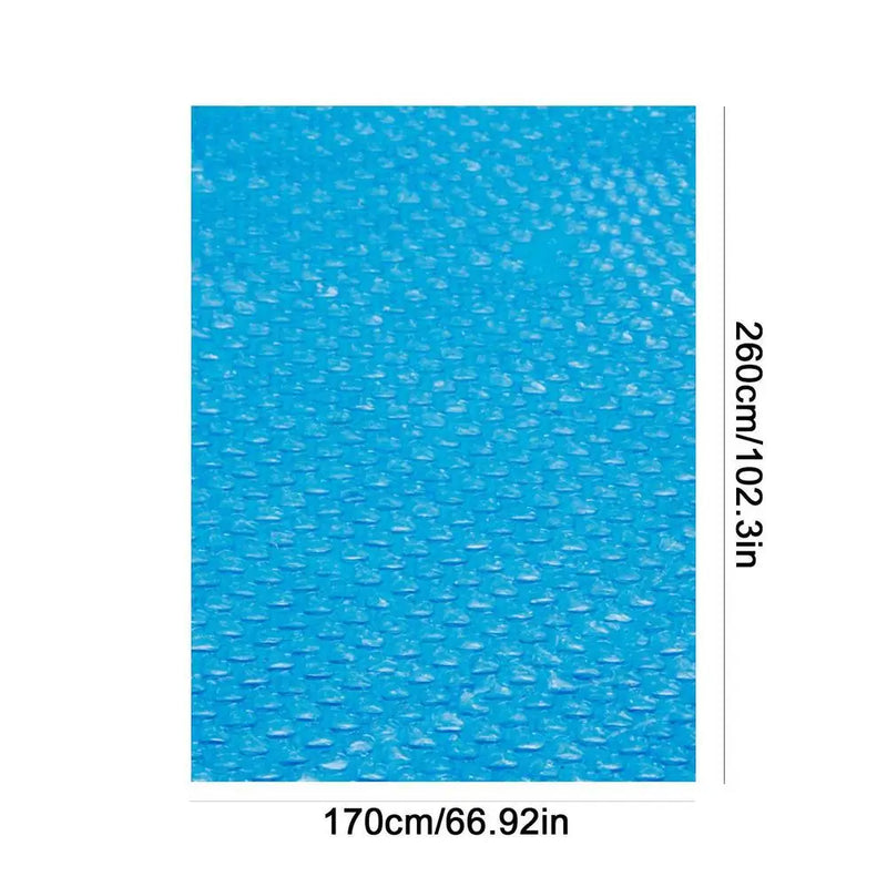 Bâche à bulles piscine ronde ou rectangulaire en film PE isolant, de 180 à 450 cm