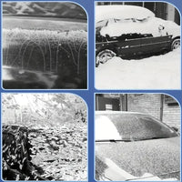 Housse de voiture jetable transparente à bande élastique, 4 tailles jusqu'à 4,8 x 7,5 m