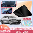 Pare-soleil de voiture pour Skoda Octavia MK4 NX (2019-2025), pare-brise avant réfléchissant pliable