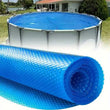 Bâche à bulles piscine ronde hors sol, film PE solaire, bassins de 183 à 366 cm