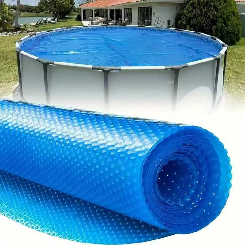 Bâche à bulles piscine ronde hors sol, film PE solaire, bassins de 183 à 366 cm