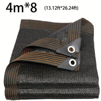 Voile d'ombrage noire anti-UV à 80 % d'ombrage, 21 tailles jusqu'à 8 x 12 m