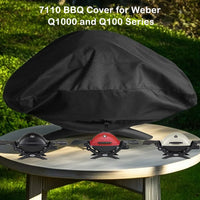 Housse de barbecue portable en polyester imperméable, anti-poussière et anti-soleil, 68 x 44 x 32 cm