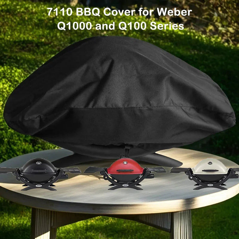 Housse de barbecue portable en polyester imperméable, anti-poussière et anti-soleil, 68 x 44 x 32 cm