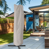 Housse parasol de marché ou déporté imperméable à fermeture éclair, 2,1 à 4 m
