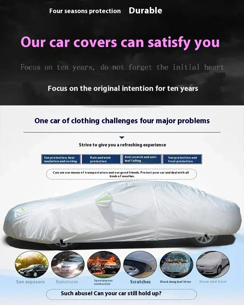 Housse voiture SUV pour Mazda CX-5, complète imperméable anti-UV, doublure épaisse, noire ou argent