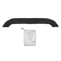 Toile de remplacement pour bimini de bateau noire, Oxford 600D imperméable, avec sac de rangement