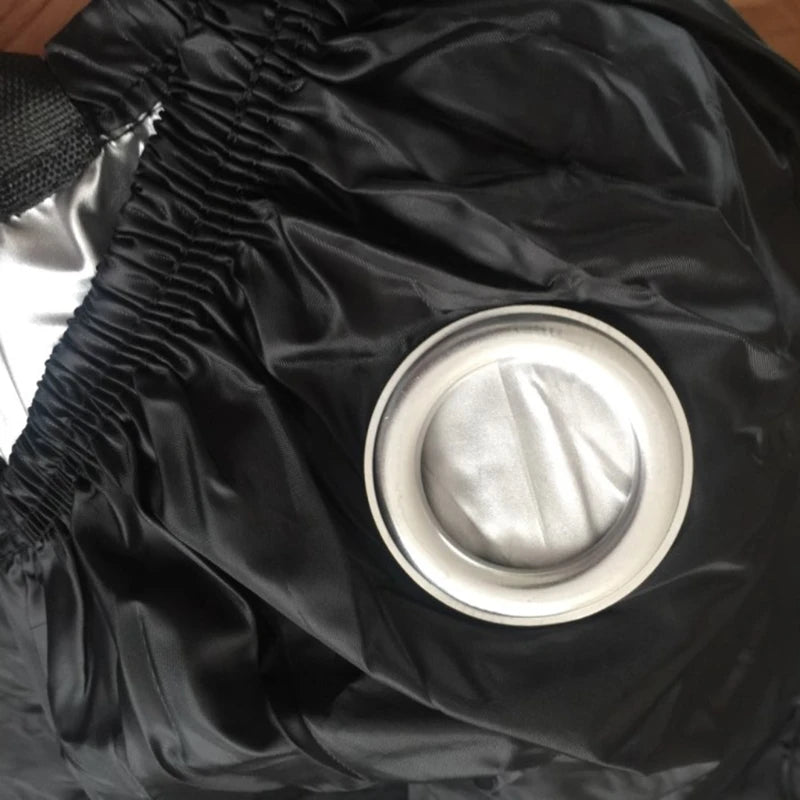 Housse de vélo de route et VTT en polyester 210T, imperméable et anti-UV, avec trou d'antivol