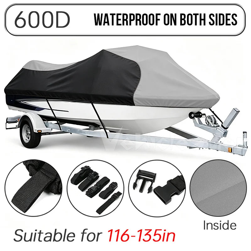 Housse de jet ski remorquable imperméable 600D, tailles L et XL, 6 coloris