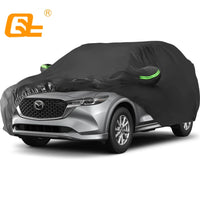 Housse voiture pour Mazda CX-5 2013-2024, coupe-vent, imperméable, polyester taffetas, 480 x 180 cm