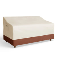 Housse canapé de jardin 2 ou 3 places, imperméable, 5 coloris, 132 à 224 cm
