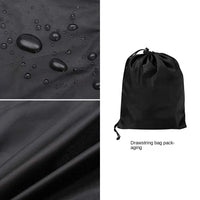Housse de moteur hors-bord complète en Oxford 600D noir, imperméable, de 6 à 225 CV