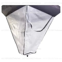 Sac de nettoyage imperméable en TPU pour climatiseur de plafond, 100 x 115 cm, fermeture éclair