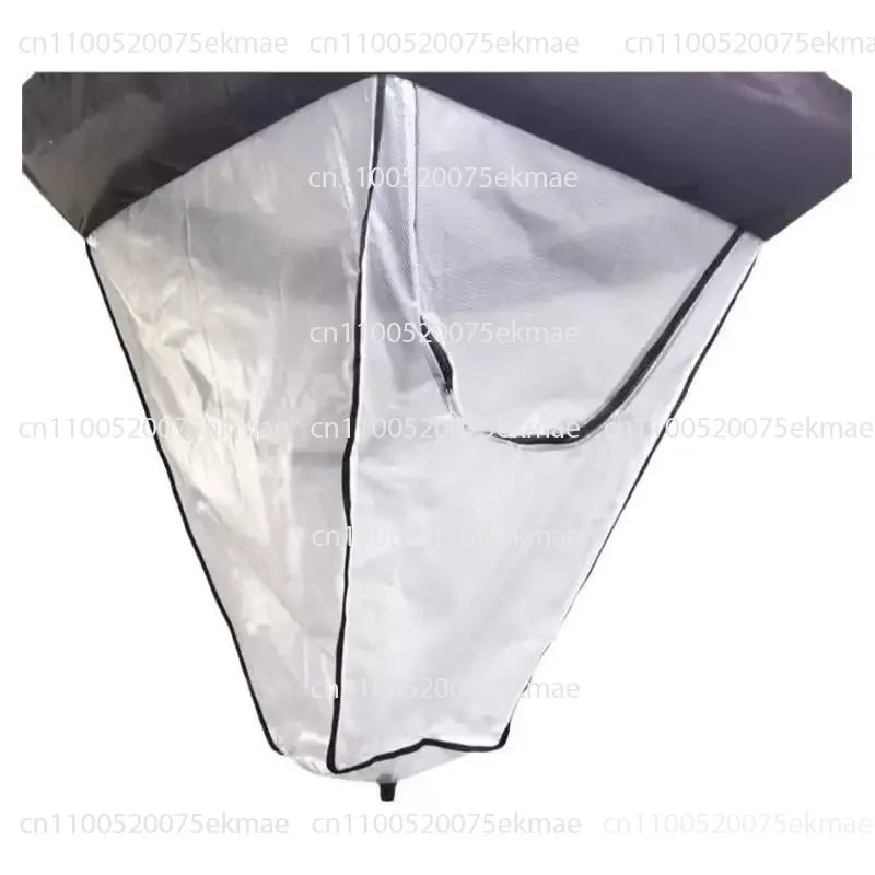 Sac de nettoyage imperméable en TPU pour climatiseur de plafond, 100 x 115 cm, fermeture éclair